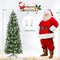 Costway 6/7.5/9 ft Pre-Lit Artificial Christmas Tree with 580/820/1228 Frosted Tips 470 LED Lights